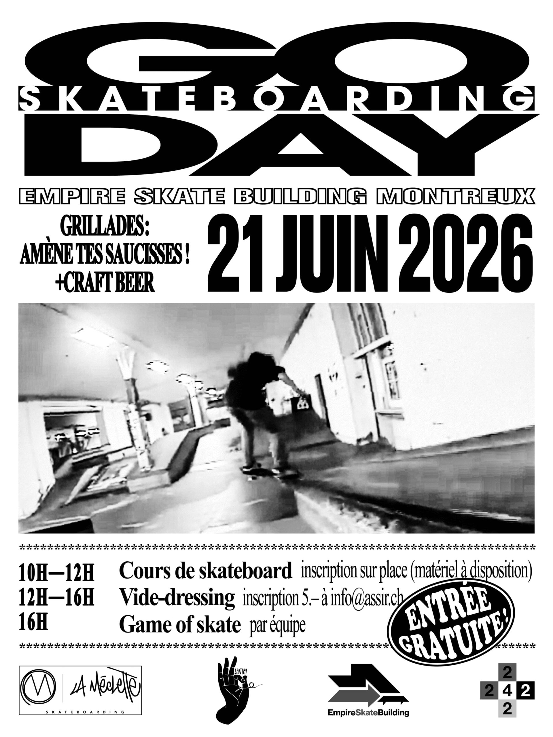 Go Skateboarding Day dimanche 21.06.26 @ESB